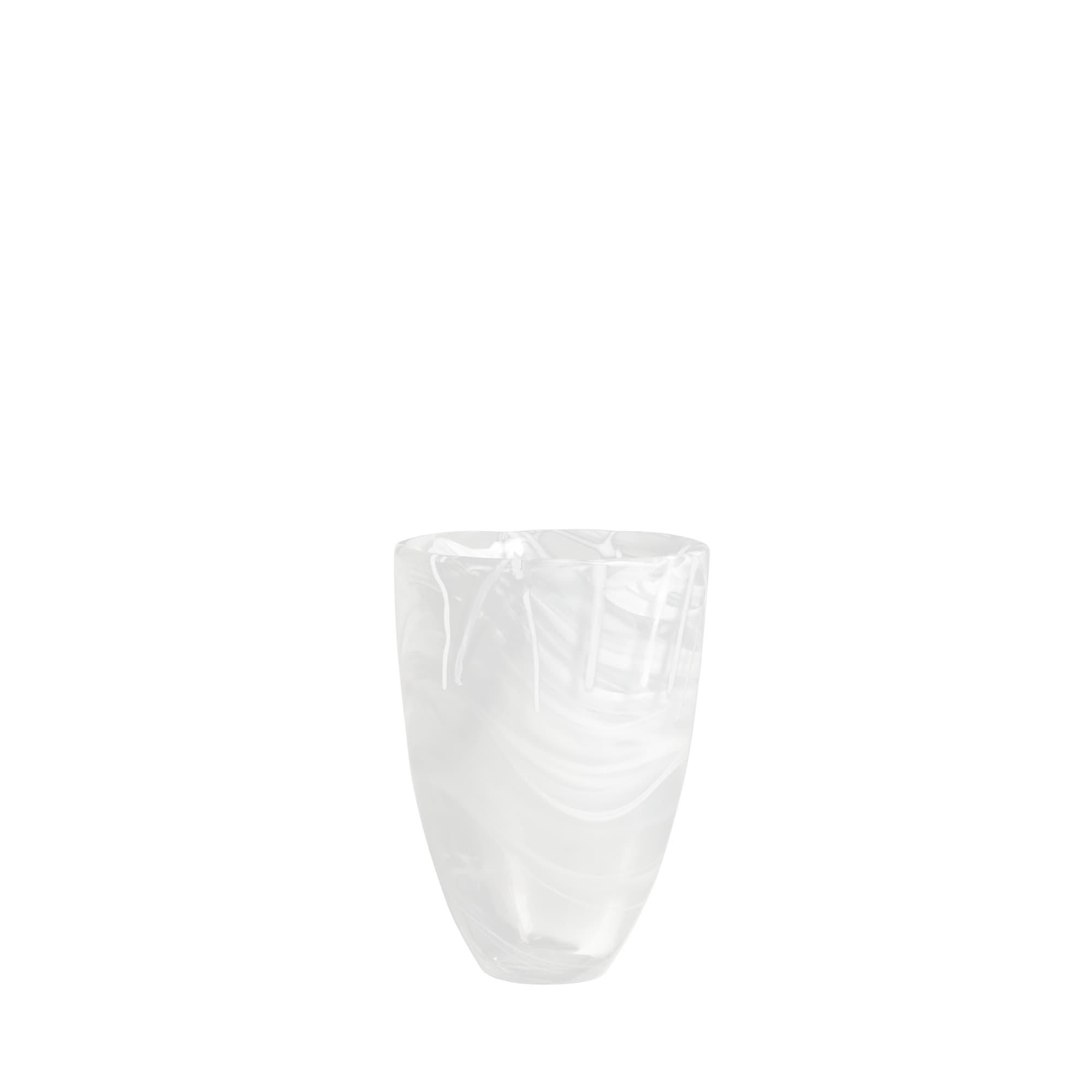 Contrast vase hvit/hvit 200 mm