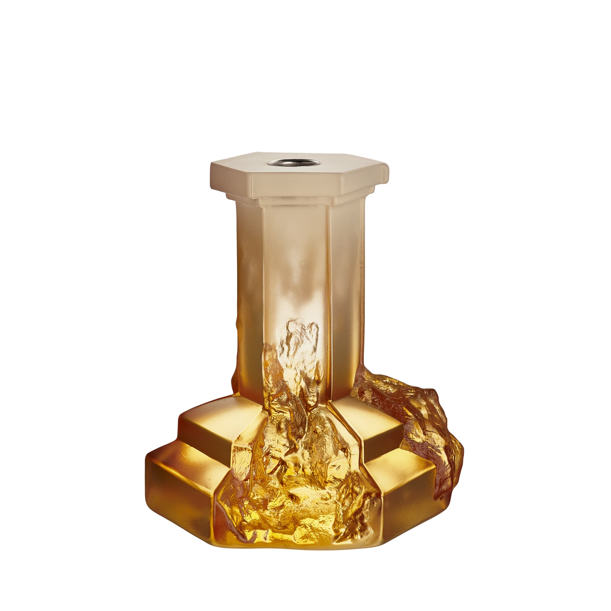 Rocky Baroque candlestick amber haze 175mm